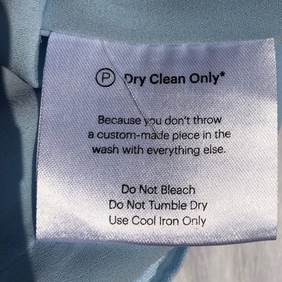 Fame and partners blue linen body con dress - Picture 5 of 7